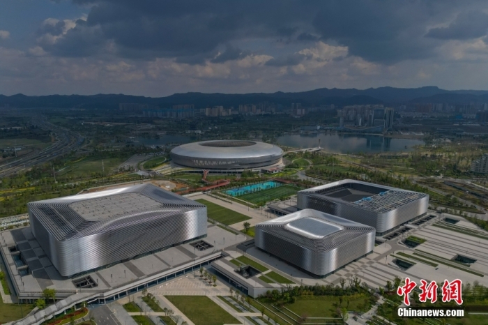 資料圖：航拍成都大運會主場館。<a target='_blank' href='/' _fcksavedurl='/'><p  align=