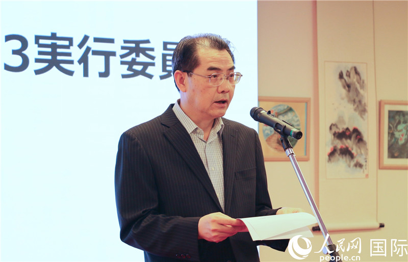 中國駐日本大使吳江浩致辭。人民網(wǎng) 許可攝