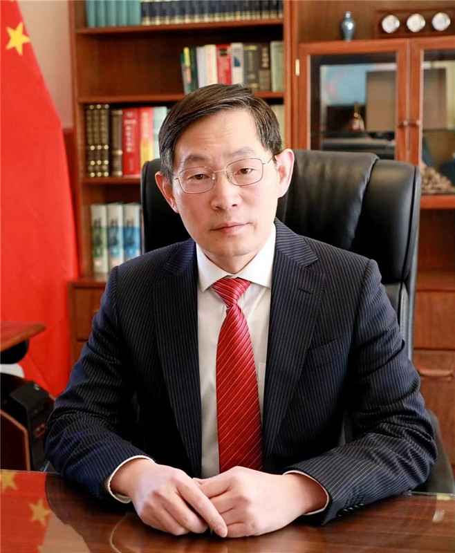 中國(guó)駐烏拉圭大使黃亞中。 中國(guó)駐烏拉圭大使館供圖