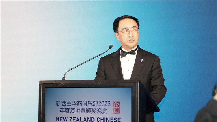 新西蘭華商聯(lián)合總會主席楊健。攝影：張凱