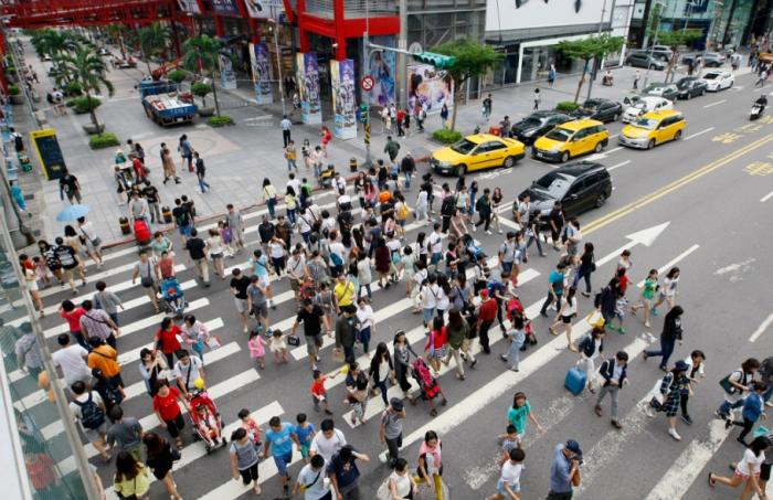 圖為信義商圈。圖片來源：臺灣“中時新聞網(wǎng)”。