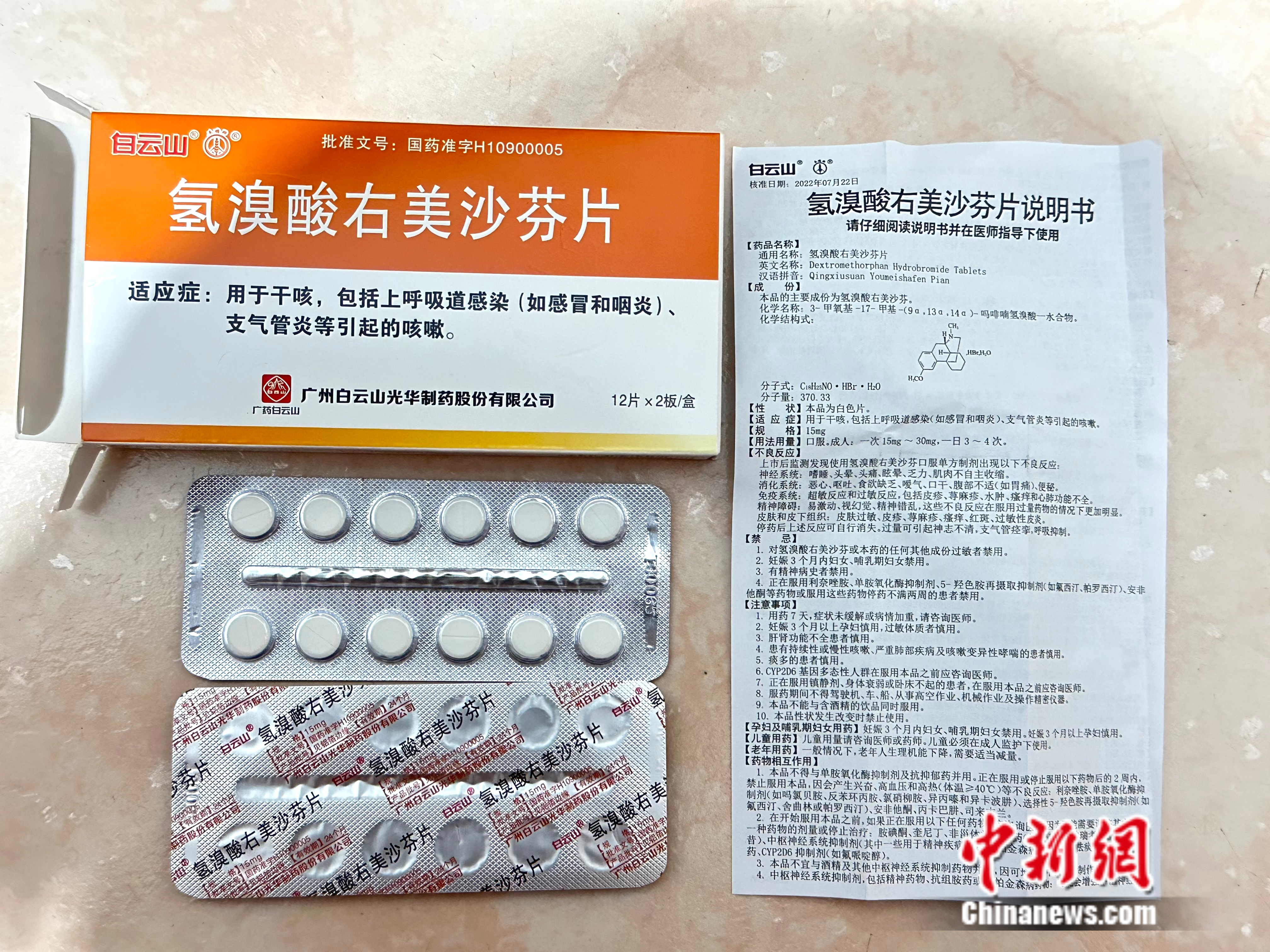 右美沙芬。受訪者供圖