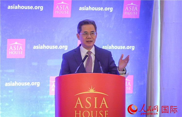 鄭澤光大使強(qiáng)調(diào)，中國(guó)經(jīng)濟(jì)長(zhǎng)期向好的總趨勢(shì)不會(huì)改變。人民網(wǎng) 郭錦標(biāo)攝