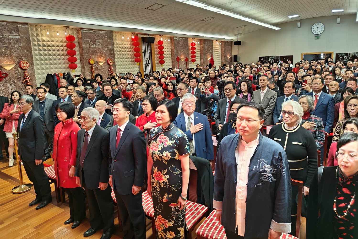 領(lǐng)區(qū)各州代表參加招待會(huì)。主辦方供圖