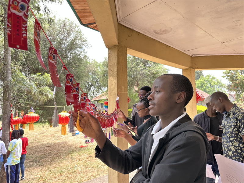 活動現(xiàn)場?？夏醽啺８耦D大學孔子學院供圖