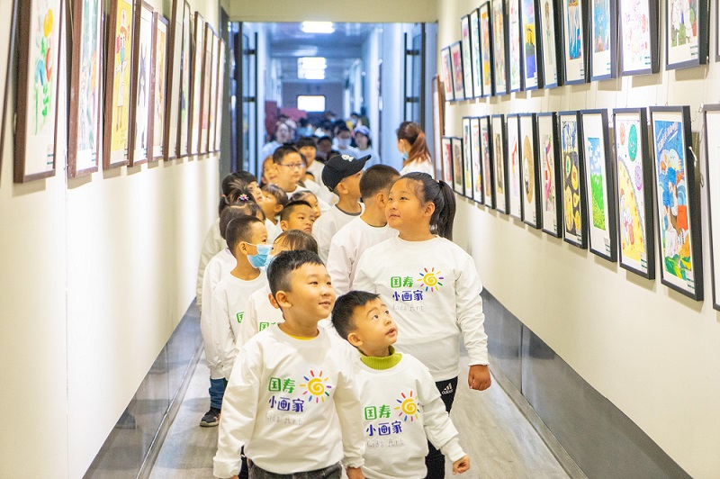 國(guó)壽小畫家創(chuàng)意作品征集活動(dòng)啟幕。單位供圖