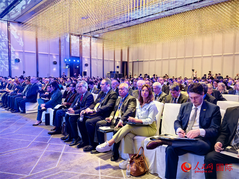 中國(guó)—巴西商業(yè)研討會(huì)現(xiàn)場(chǎng)。人民網(wǎng)記者 符園園攝