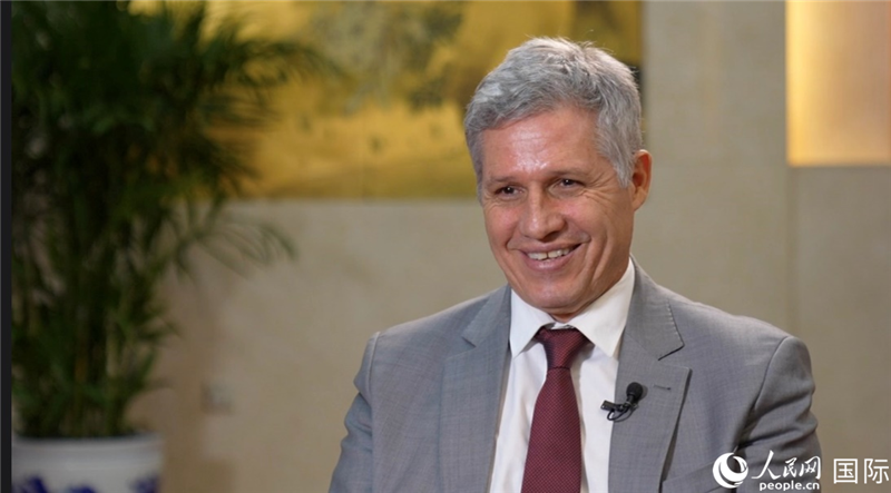 巴西農(nóng)村發(fā)展部部長(zhǎng)特謝拉。 人民網(wǎng)記者 張榮攝