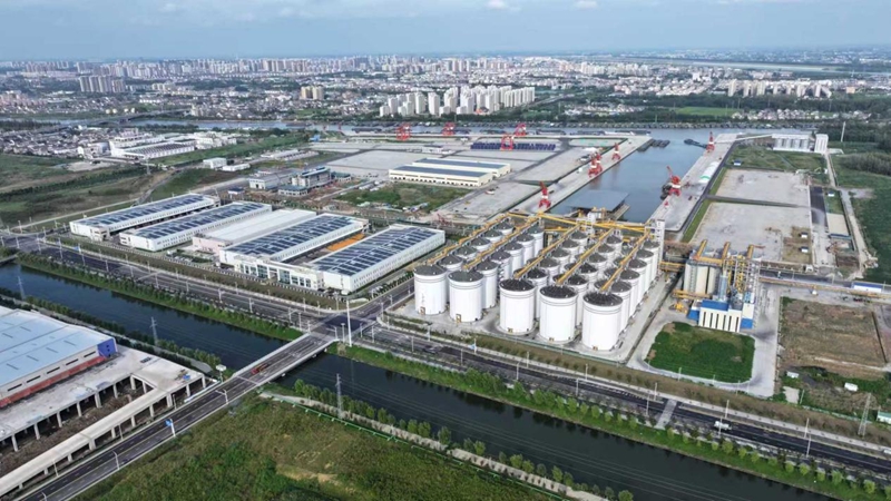 航拍黃碼港產(chǎn)業(yè)園。蔣童攝