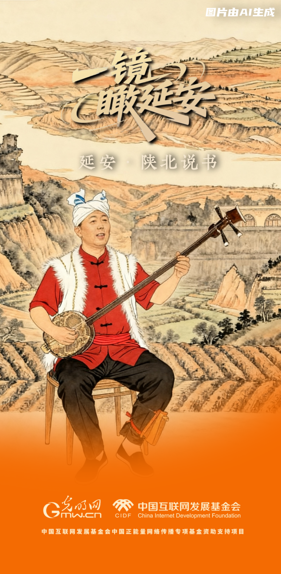 【一鏡瞰延安·AI海報(bào)】跟著這些非遺文化，感受老區(qū)風(fēng)土人情