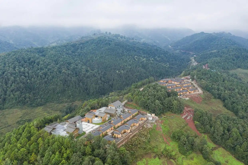 2020年10月13日拍攝的三河村新村聚居點(diǎn)。