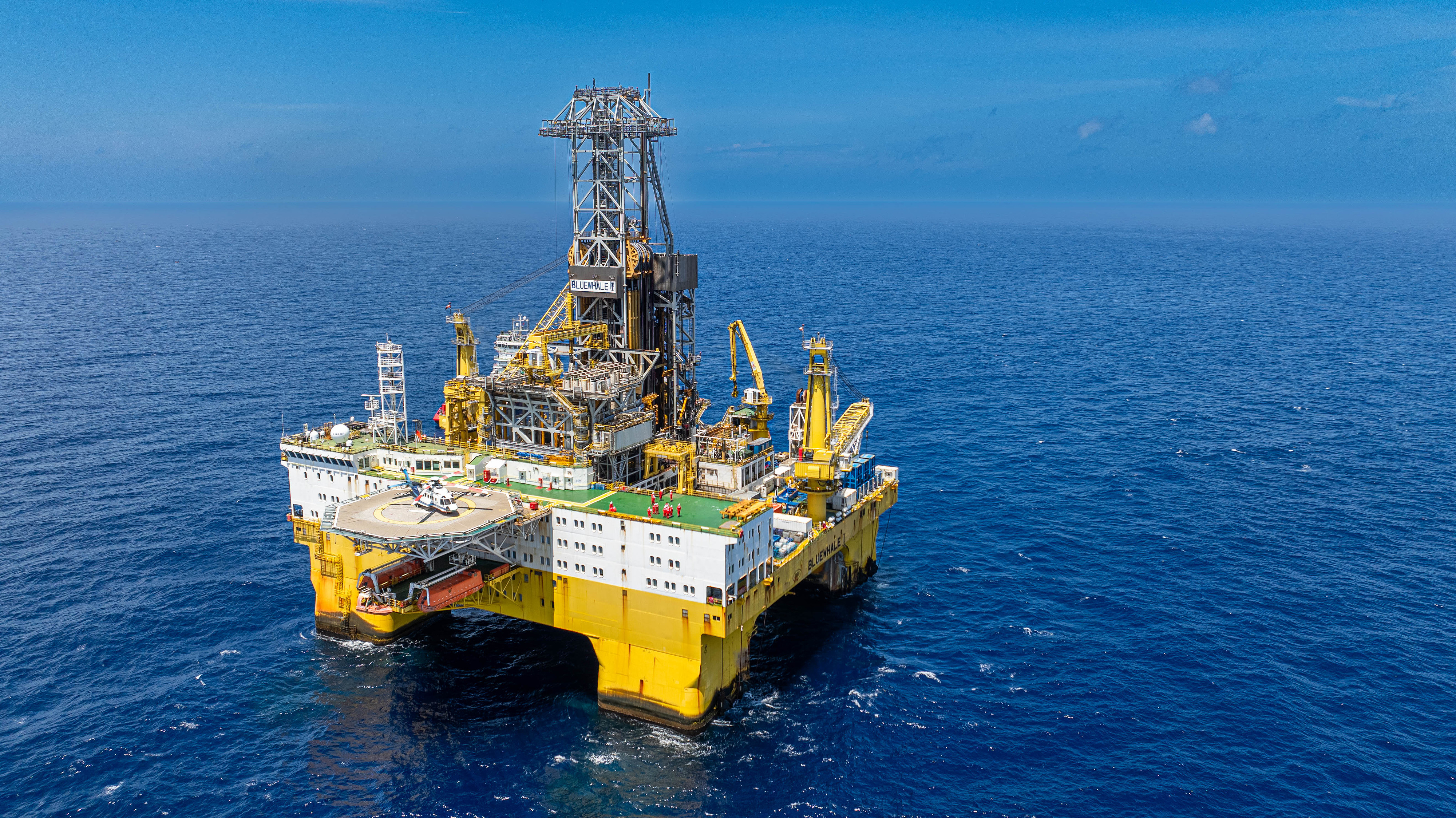 2024年8月17日，海南陵水，深海一號(hào)二期鉆井平臺(tái)。