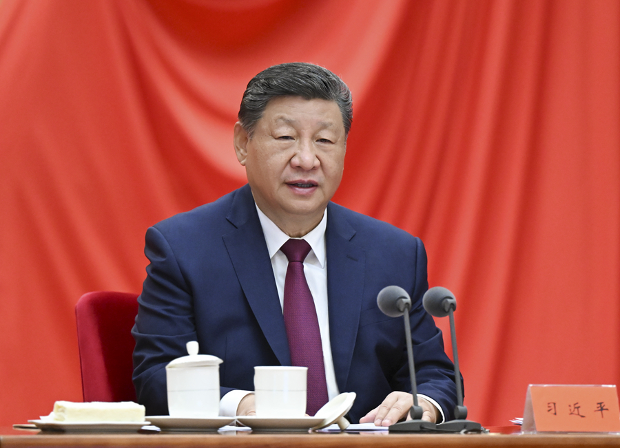 2026年1月12日，中共中央總書記、國家主席、中央軍委主席習(xí)近平在中國共產(chǎn)黨第二十屆中央紀(jì)律檢查委員會(huì)第五次全體會(huì)議上發(fā)表重要講話。新華社記者謝環(huán)馳攝