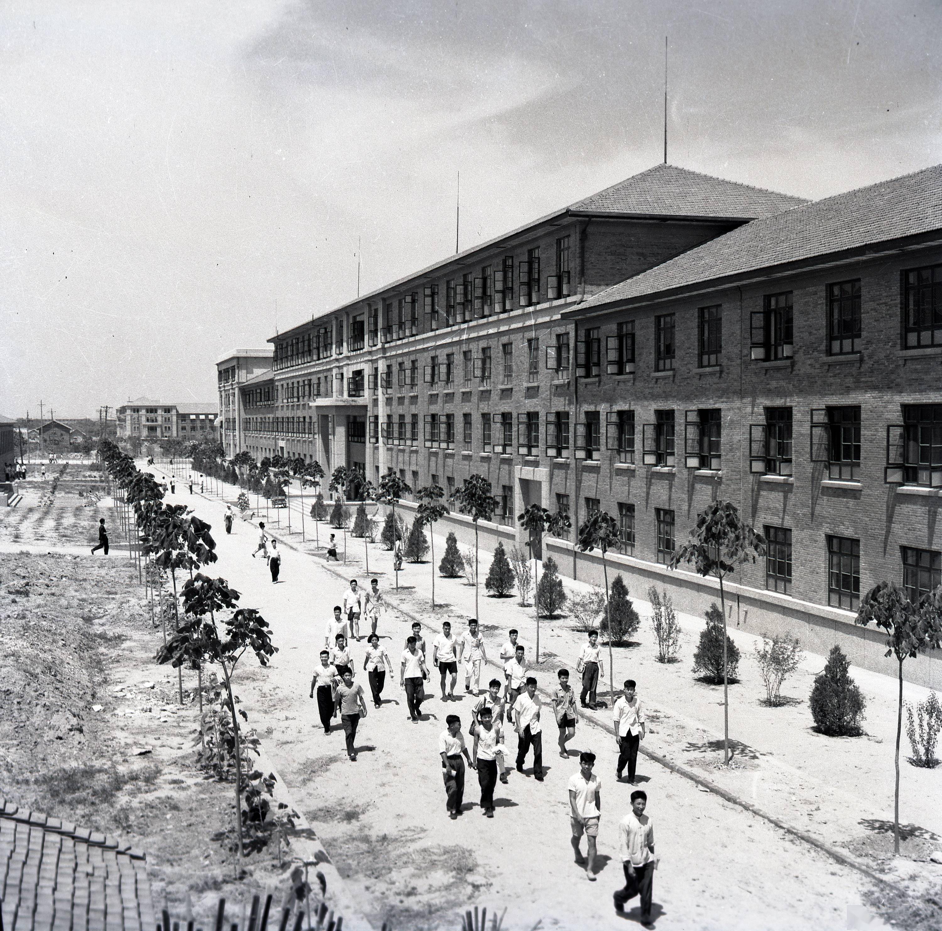1959年拍攝的西遷后的交通大學校園一景（資料照片）。