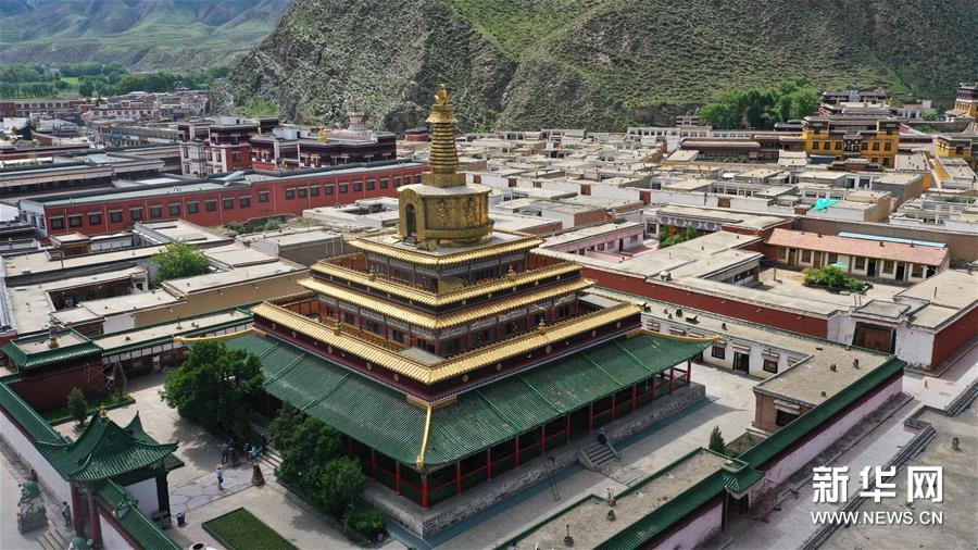 (文化)(3)“世界藏學(xué)府”拉卜楞寺完成14座佛殿主體修繕工程