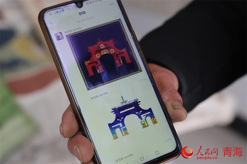 清華大學(xué)定制圖案。人民網(wǎng) 況玉攝
