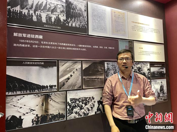 張慶沖在講解。彭寧鈴 攝