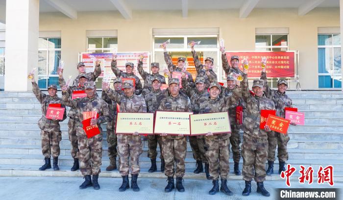 獲獎選手合影。　吳蒙昆 攝