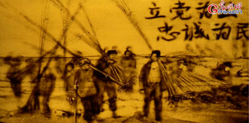 【沙畫】風(fēng)好正揚帆，起航新時代