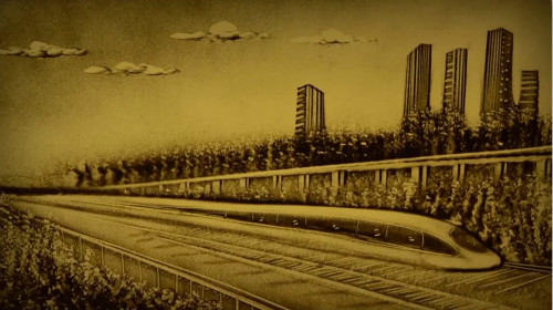 【沙畫】改革開放，讓夢想觸手可及