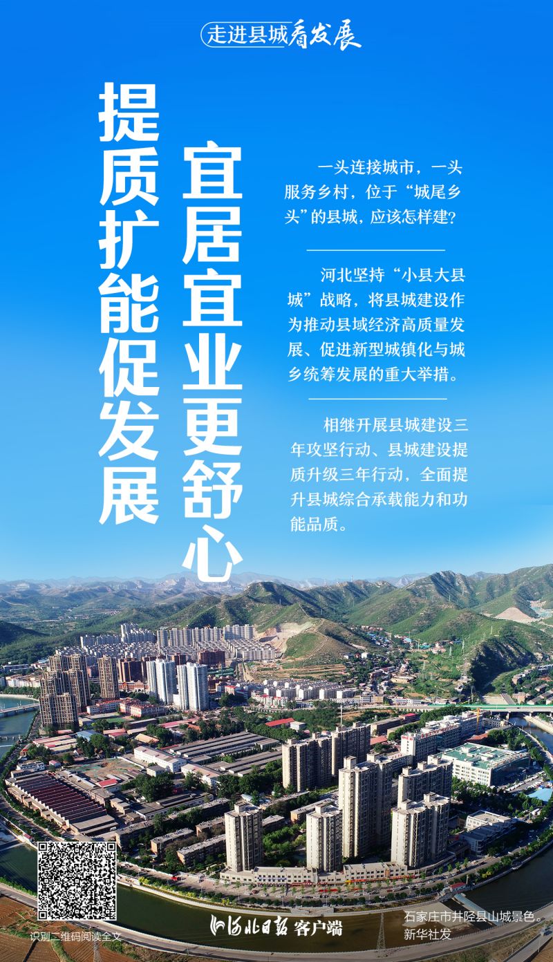 走進縣城看發(fā)展 | 河北加快推進縣城建設提質升級